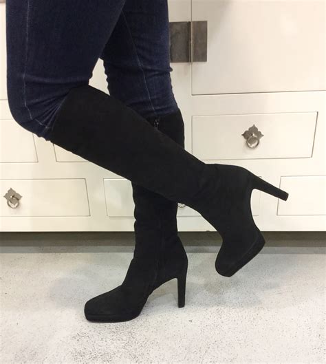 gucci tall suede boots